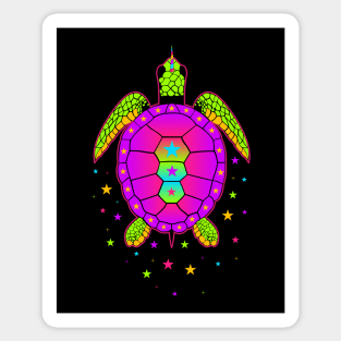 space turtle Sticker